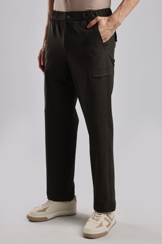 Men Structured Adventure Cargo-Olive