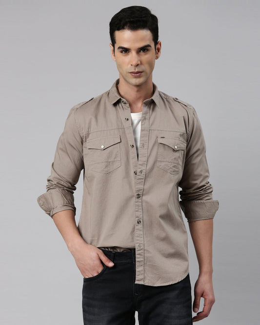 Urban Utility Shirt Khaki