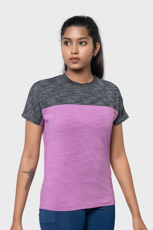 Allurie: Active Grown On Sleeve Tee-pomo