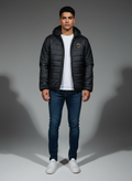 Men's Grey Polyester Jacket – Lightweight Streetwear Outerwear | The Modvue