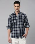 Swing True Blue Checkered Shirt