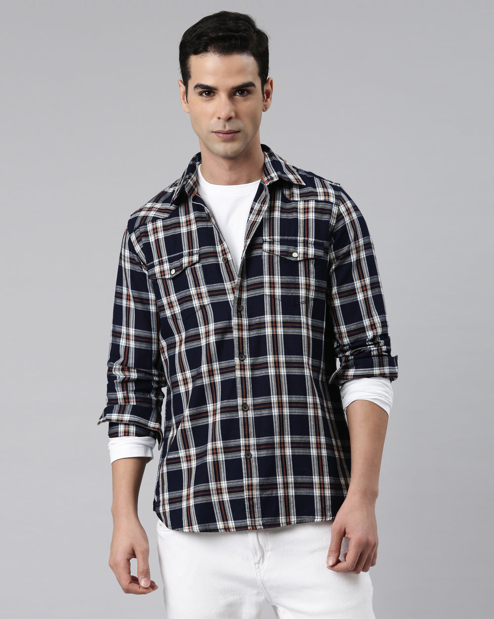 Swing Truly Indigo Checkered Shirt