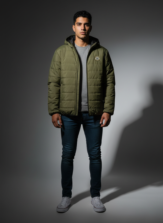 Olive Polyester Jacket