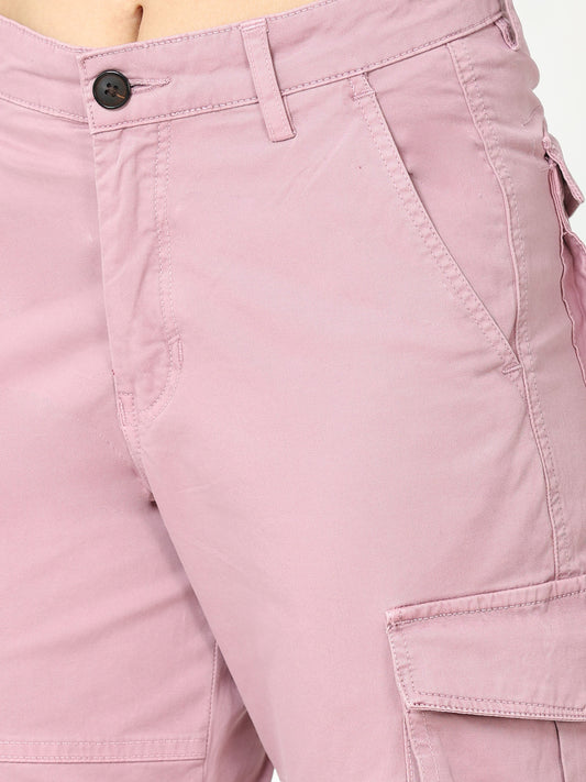 Women Vintage Lavander Cargo