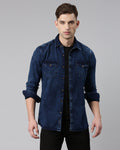 Indigo Double Pocket Denim Shirt