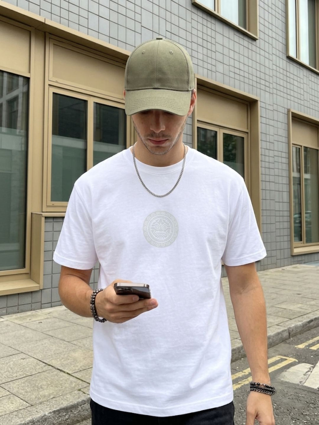 White Oversized Bio Wash Terry