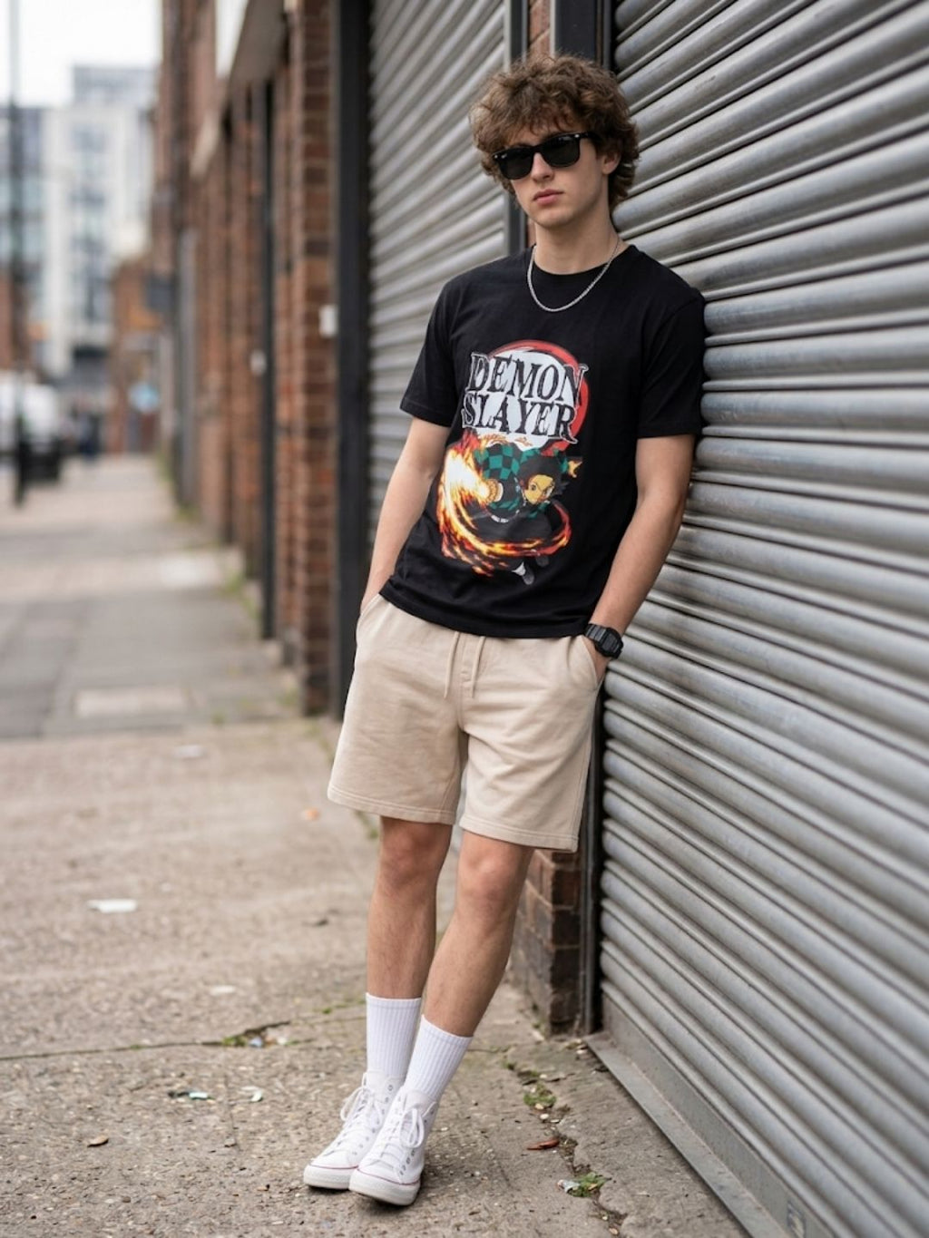 Black Round Neck T-Shirt - 100% Cotton Bio Wash