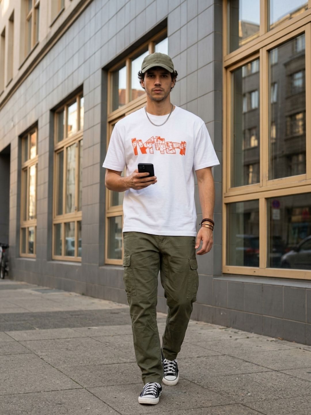 White Oversized Bio Wash Terry