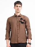 Artful Print Viscose-Lyocell Shirt