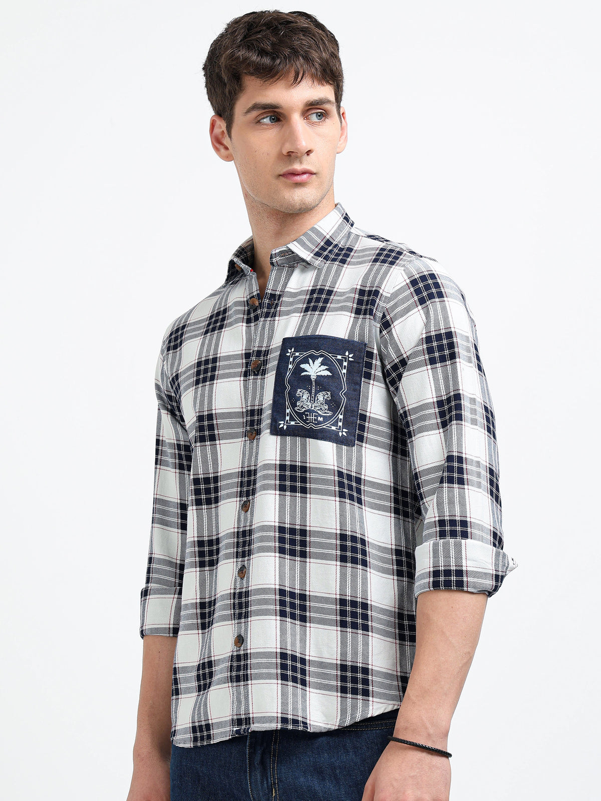 Urban Indigo Cotton Denim Shirt