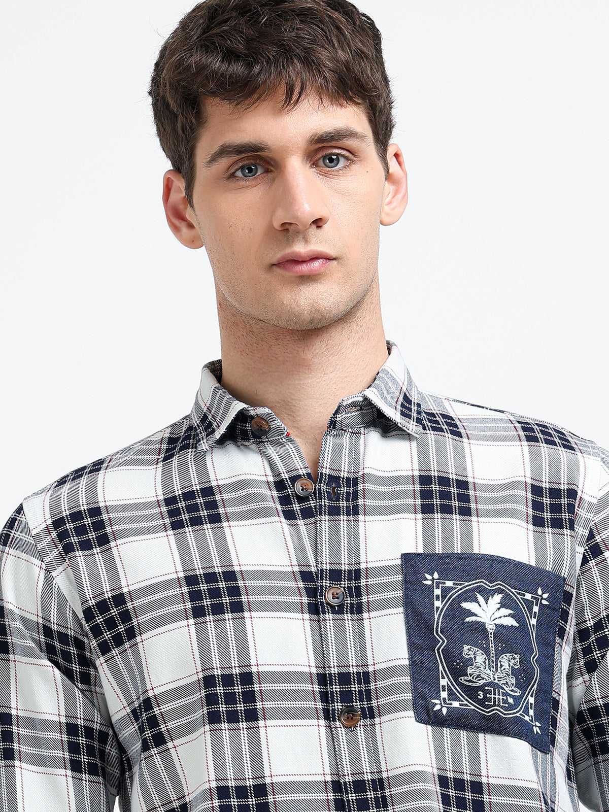 Urban Indigo Cotton Denim Shirt
