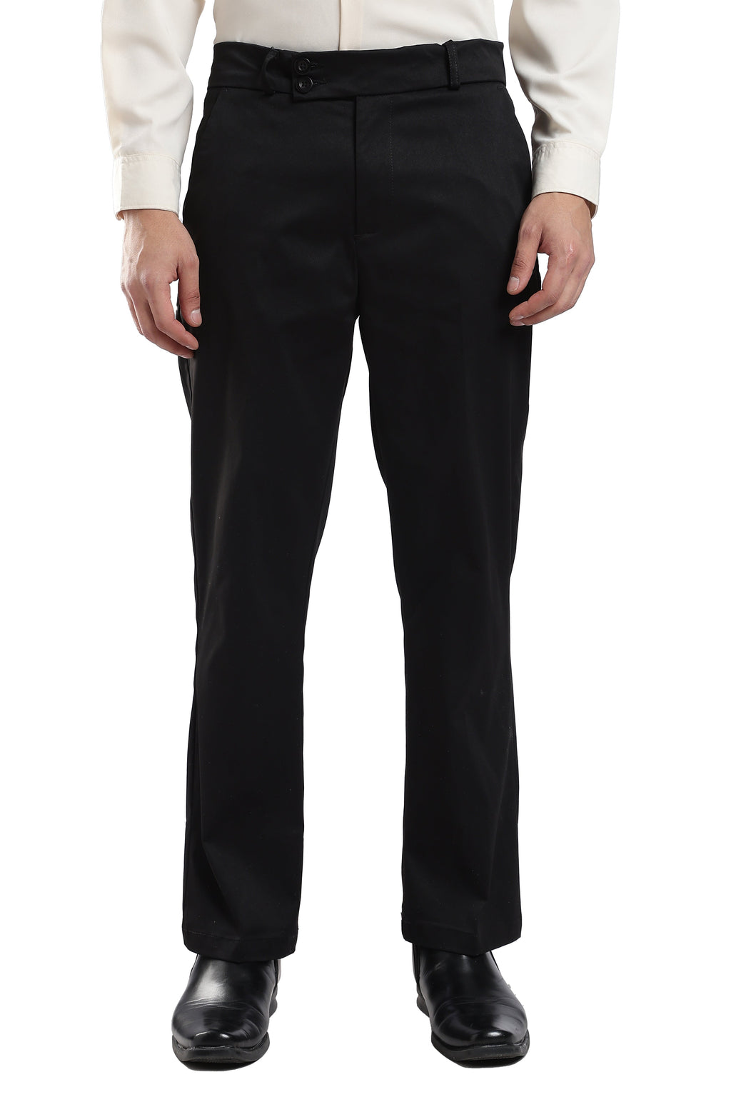 Men Boot Cut Suede-Black