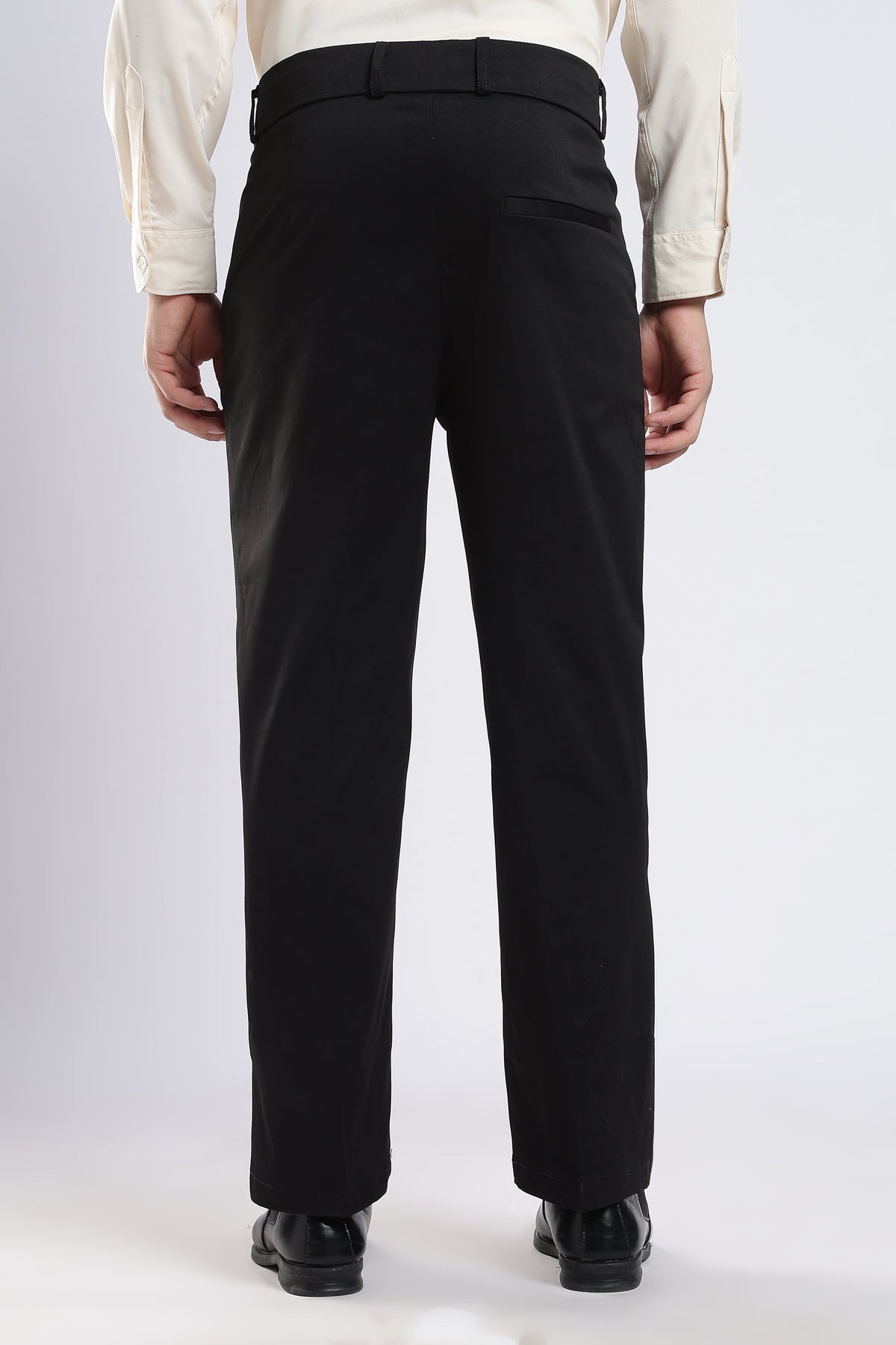 Men Boot Cut Suede-Black