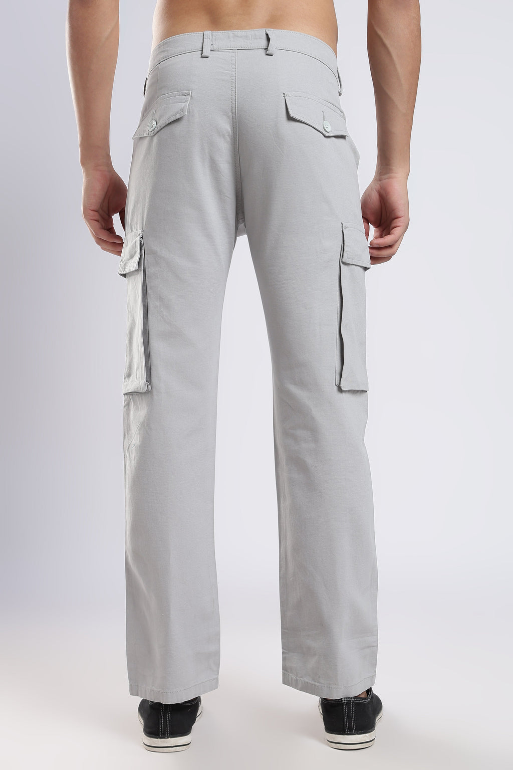 Men Dobby Cargo-Lt Grey