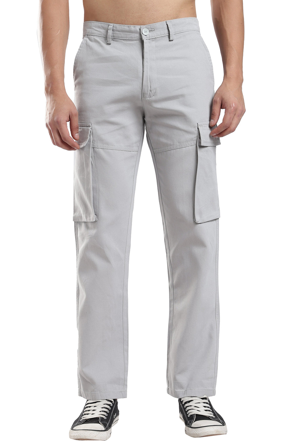 Men Dobby Cargo-Lt Grey