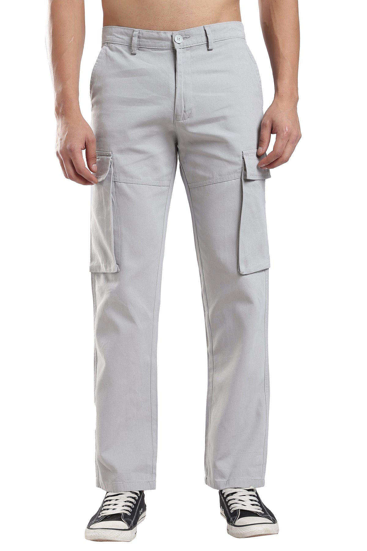 Men Dobby Cargo-Lt Grey