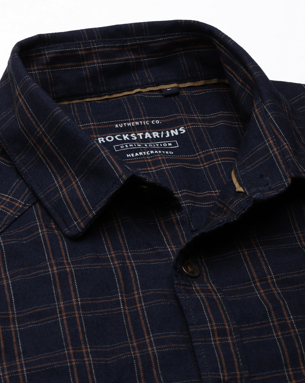 Swing Indigo Khaki Checkered Shirt