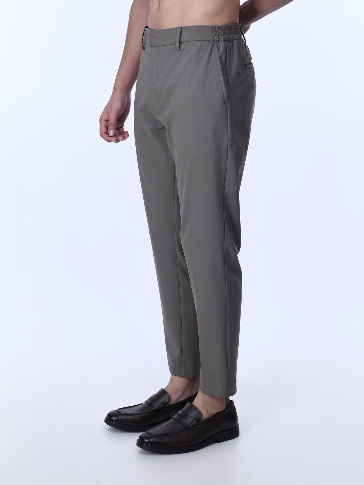 Soft Miracle Beige Tailored Trousers