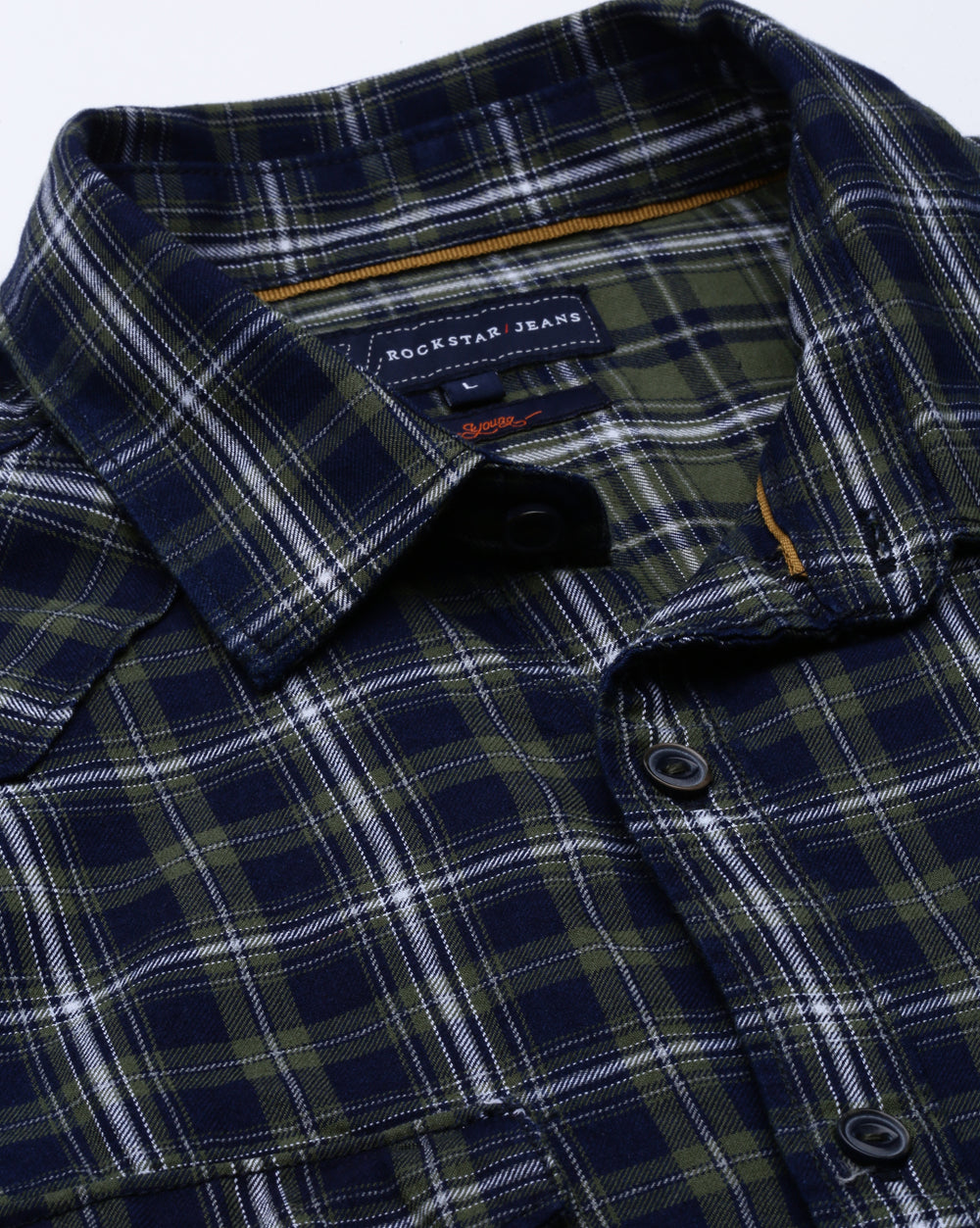Swing Olive Plaid Shirt