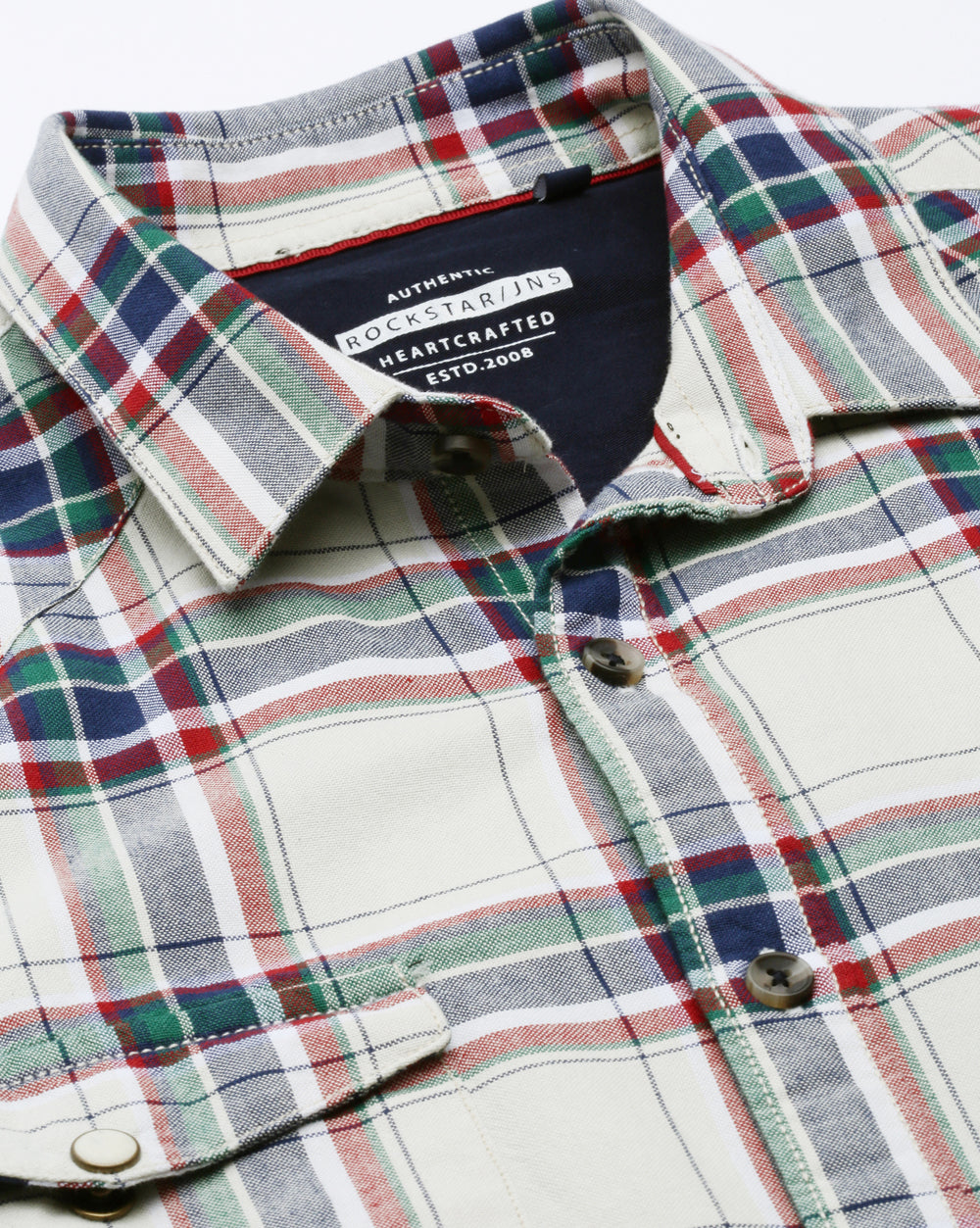 Swing Ivory Windowpane Shirt