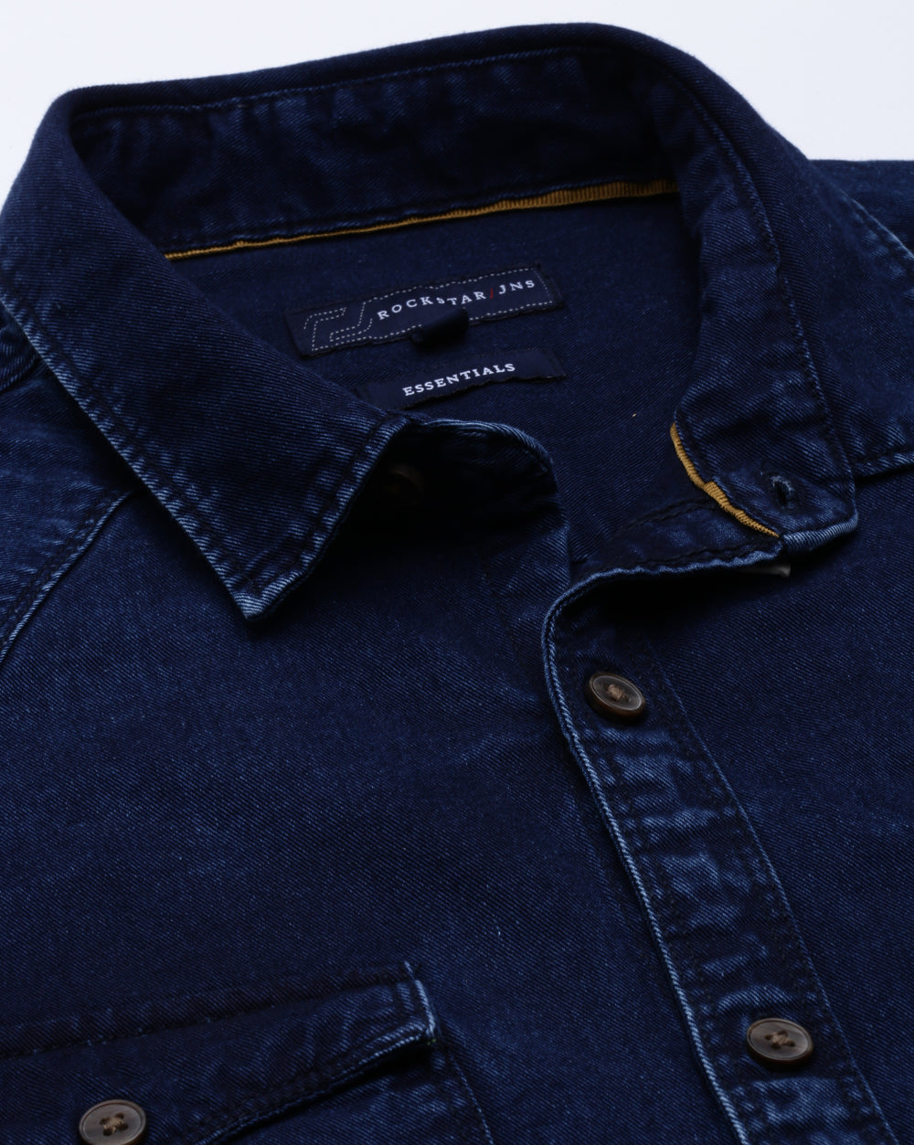Indigo Double Pocket Denim Shirt