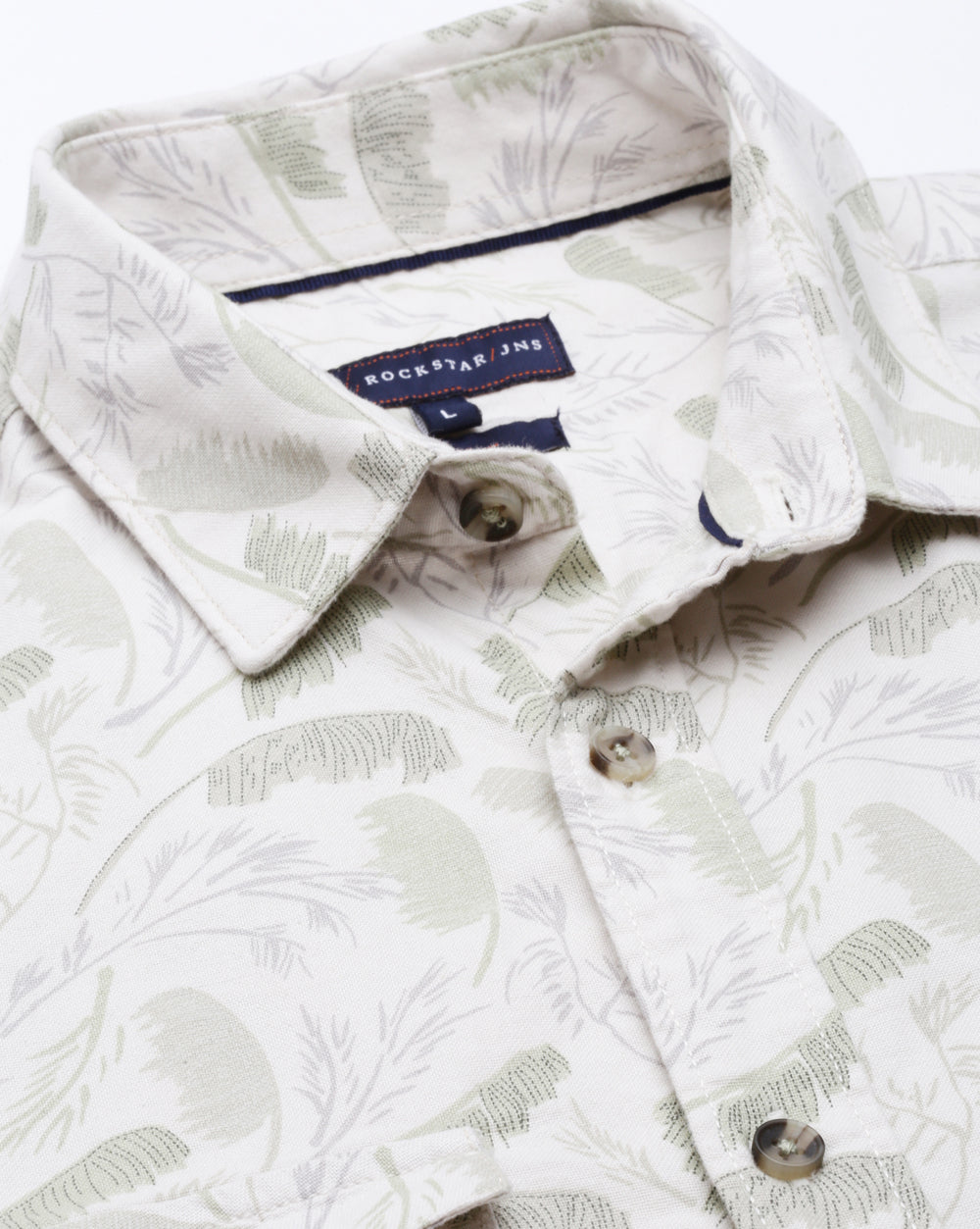 Green Printed Shirt