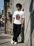 White Round Neck Bio Wash Single Jersey