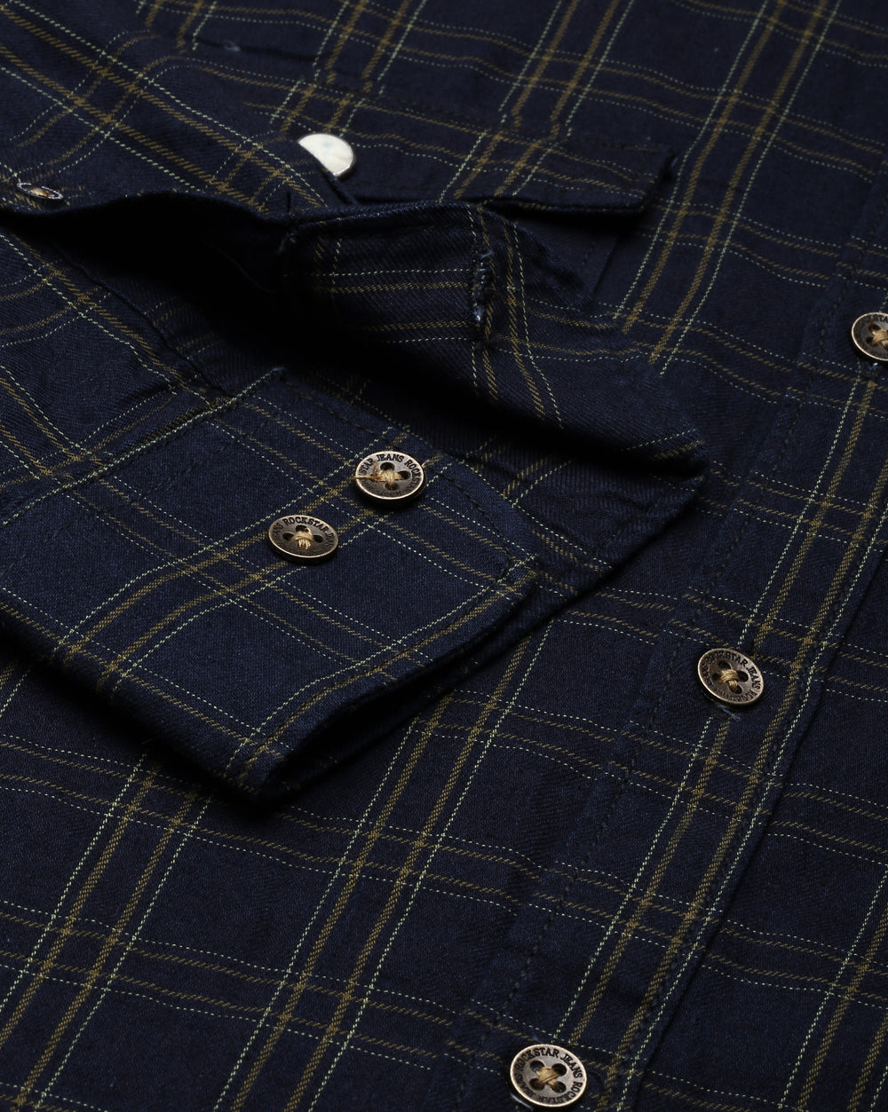 Swing Indigo Green Checkered Shirt