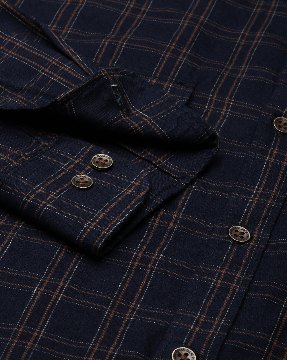 Swing Indigo Khaki Checkered Shirt