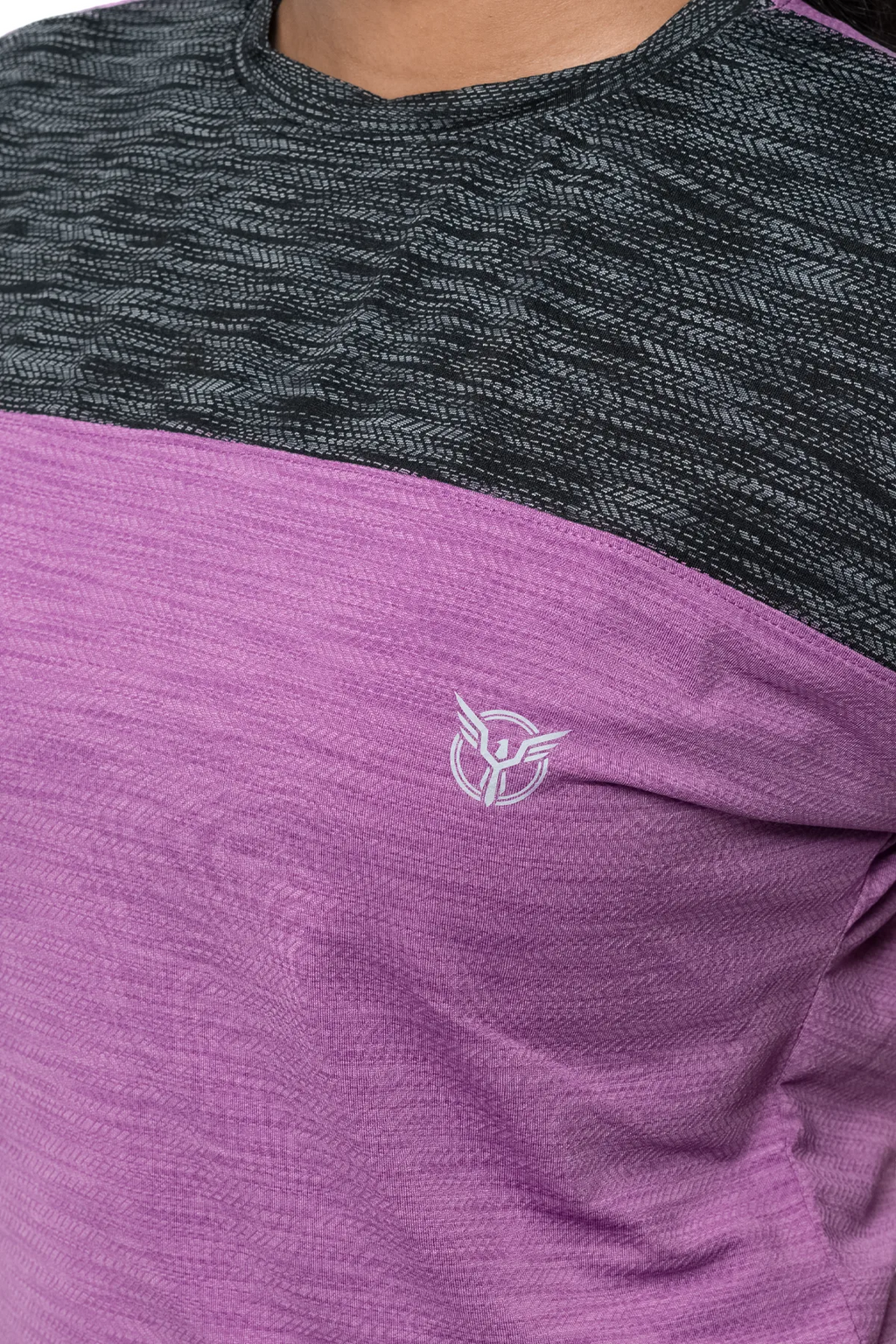 Allurie: Active Grown On Sleeve Tee-pomo