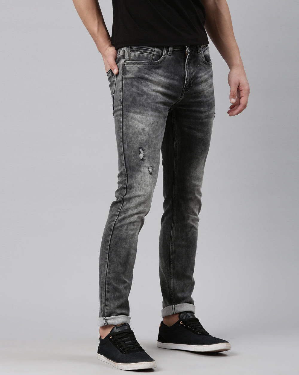 Grey Washed Denim
