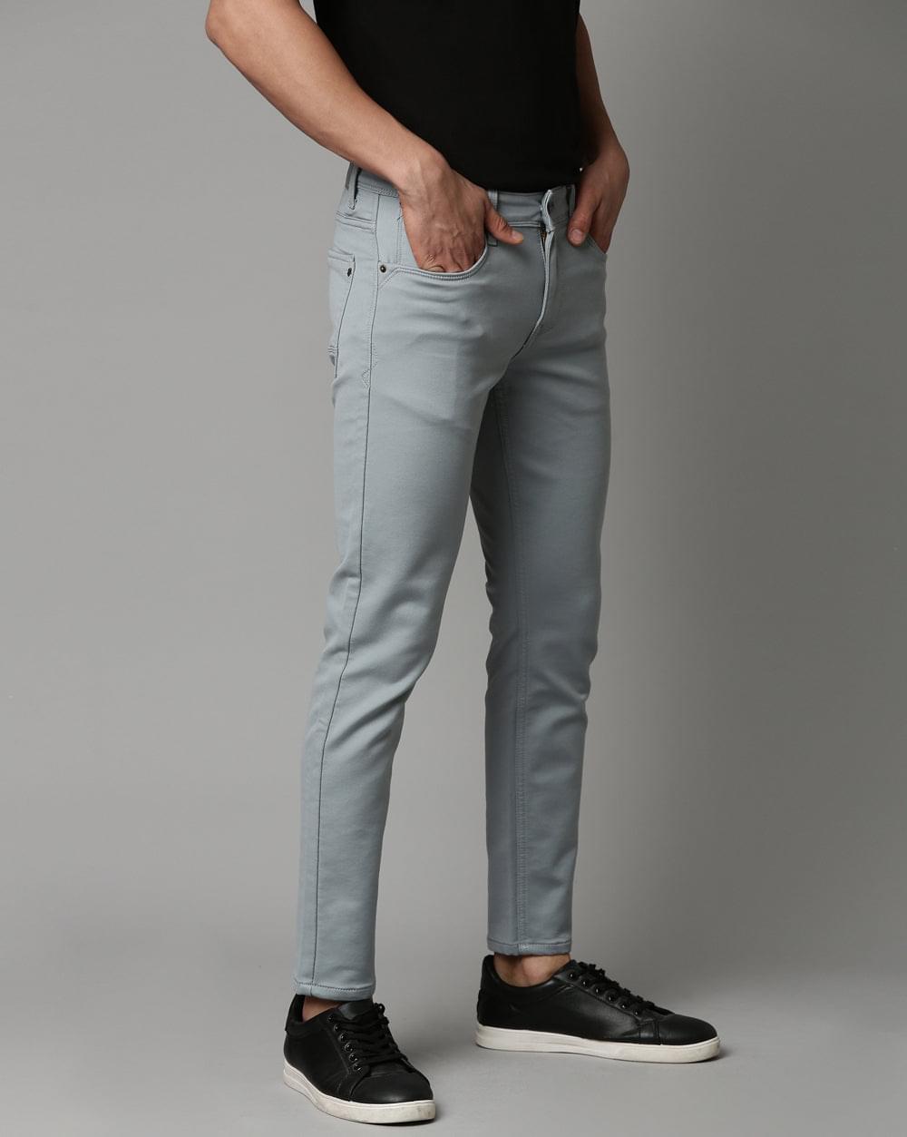 Ash Grey Colored Denim
