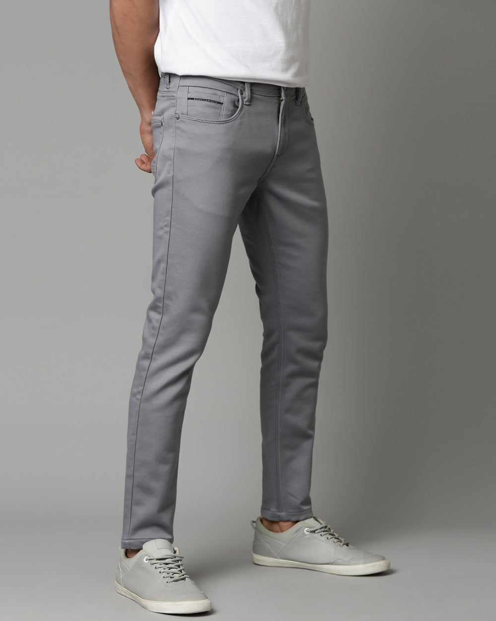 Grey Colored Denim
