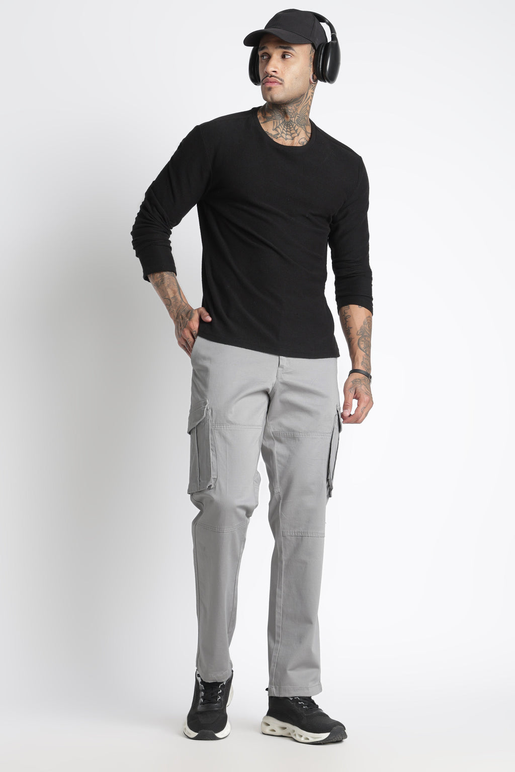 Men Big Boy Bulky Cargo-Lt Grey