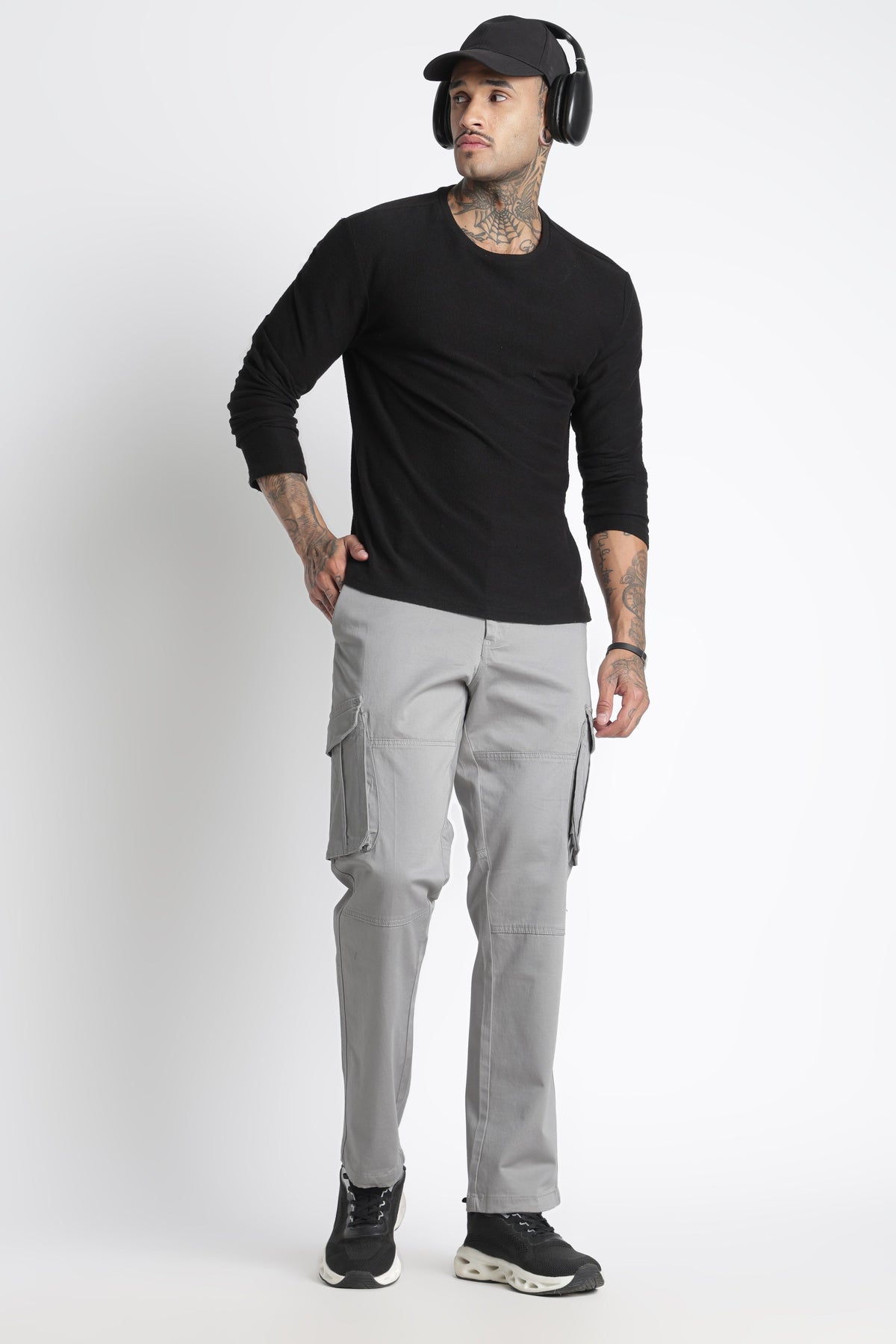 Men Big Boy Bulky Cargo-Lt Grey