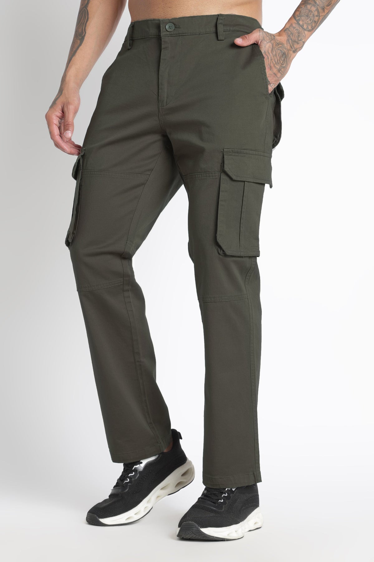 Men Big Boy Bulky Cargo-Lt Olive