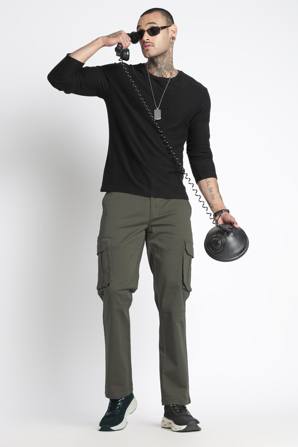 Men Big Boy Bulky Cargo-Lt Olive