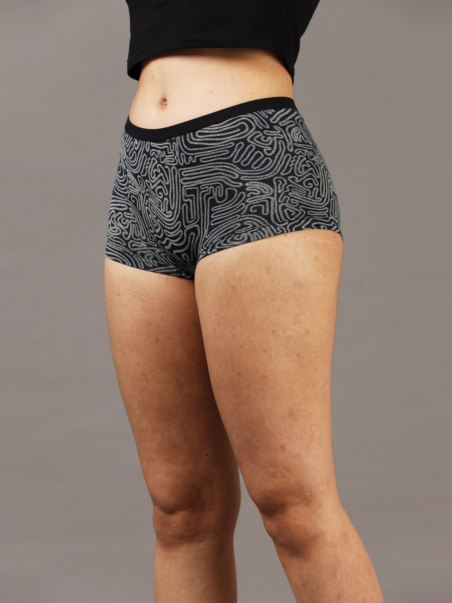 Women Arctic Outline Boy Shorts