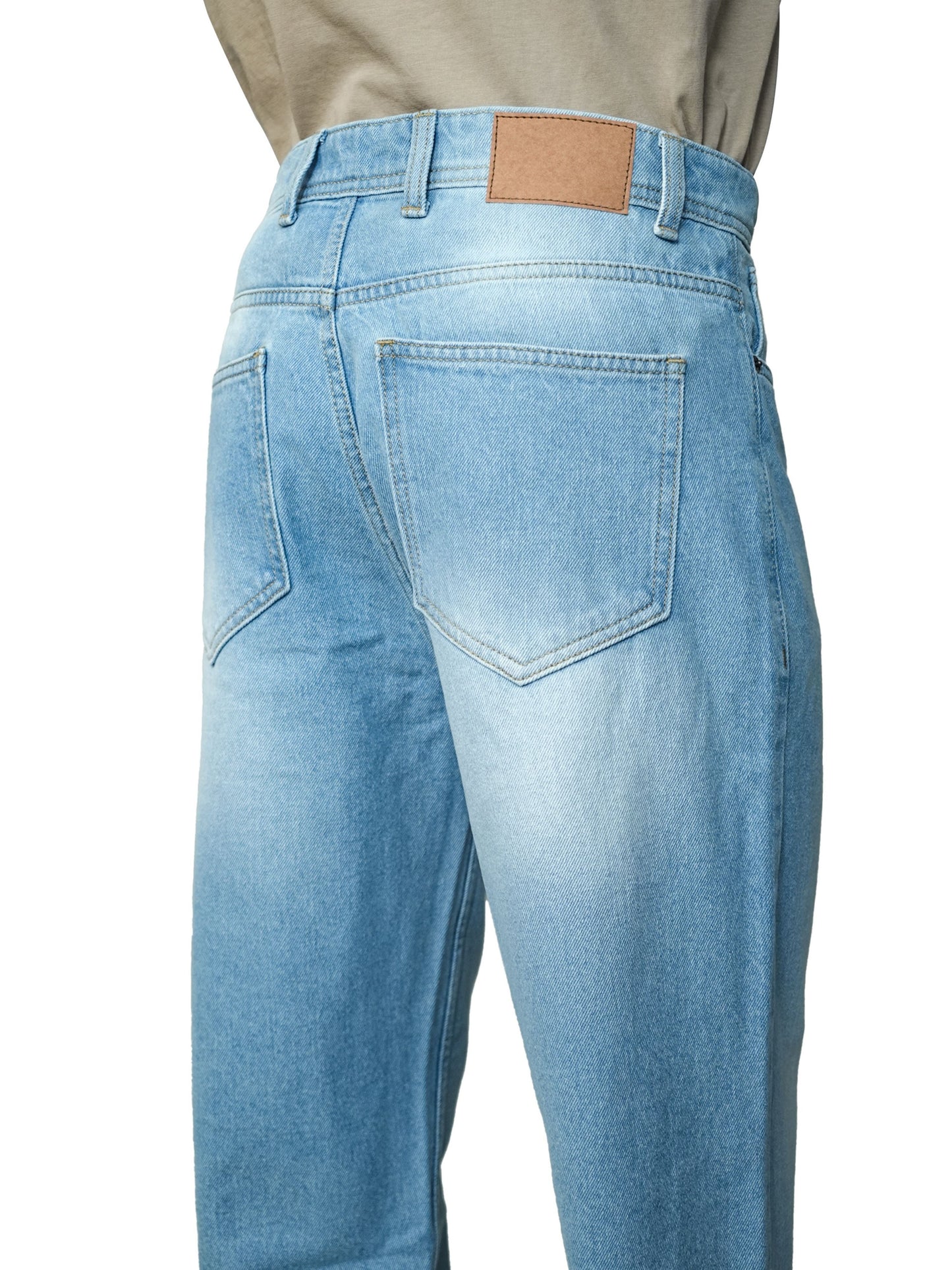 Classic Edge Relaxed Denims In Blue