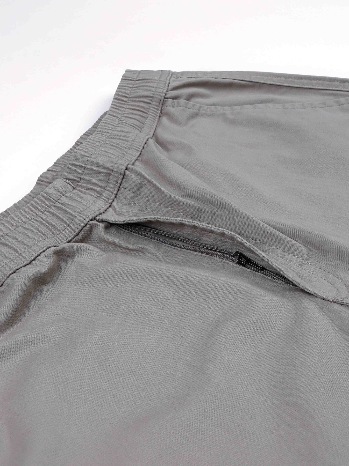 Soft Cotton Relaxed Beige Flexiwaist Pants
