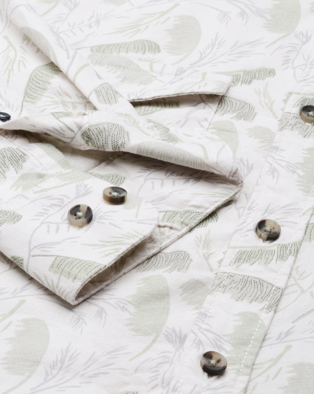 Green Printed Shirt