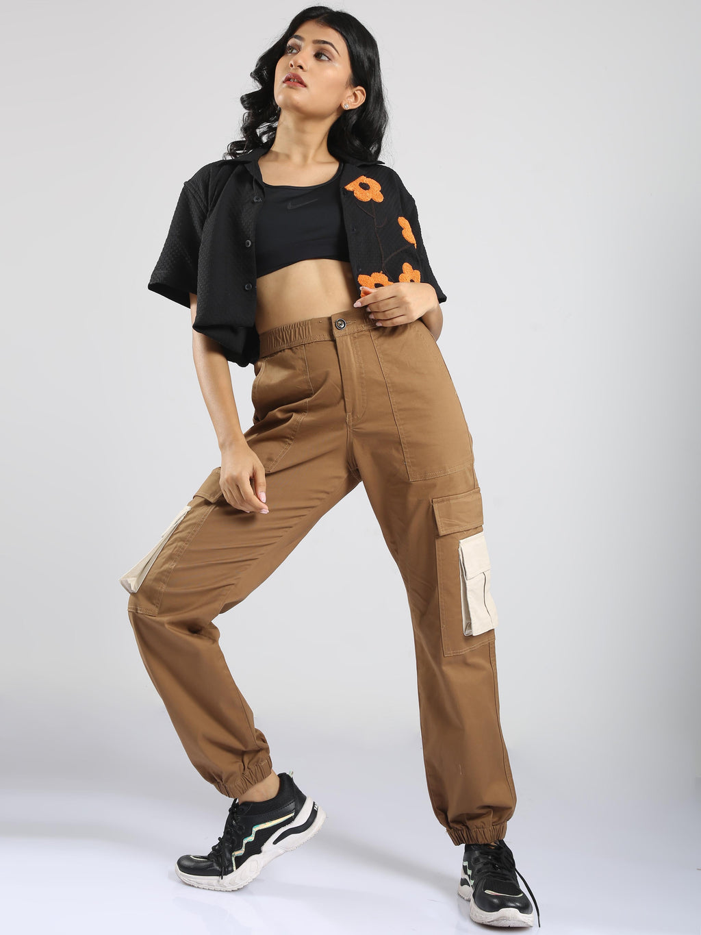 Women Jogger-Brown
