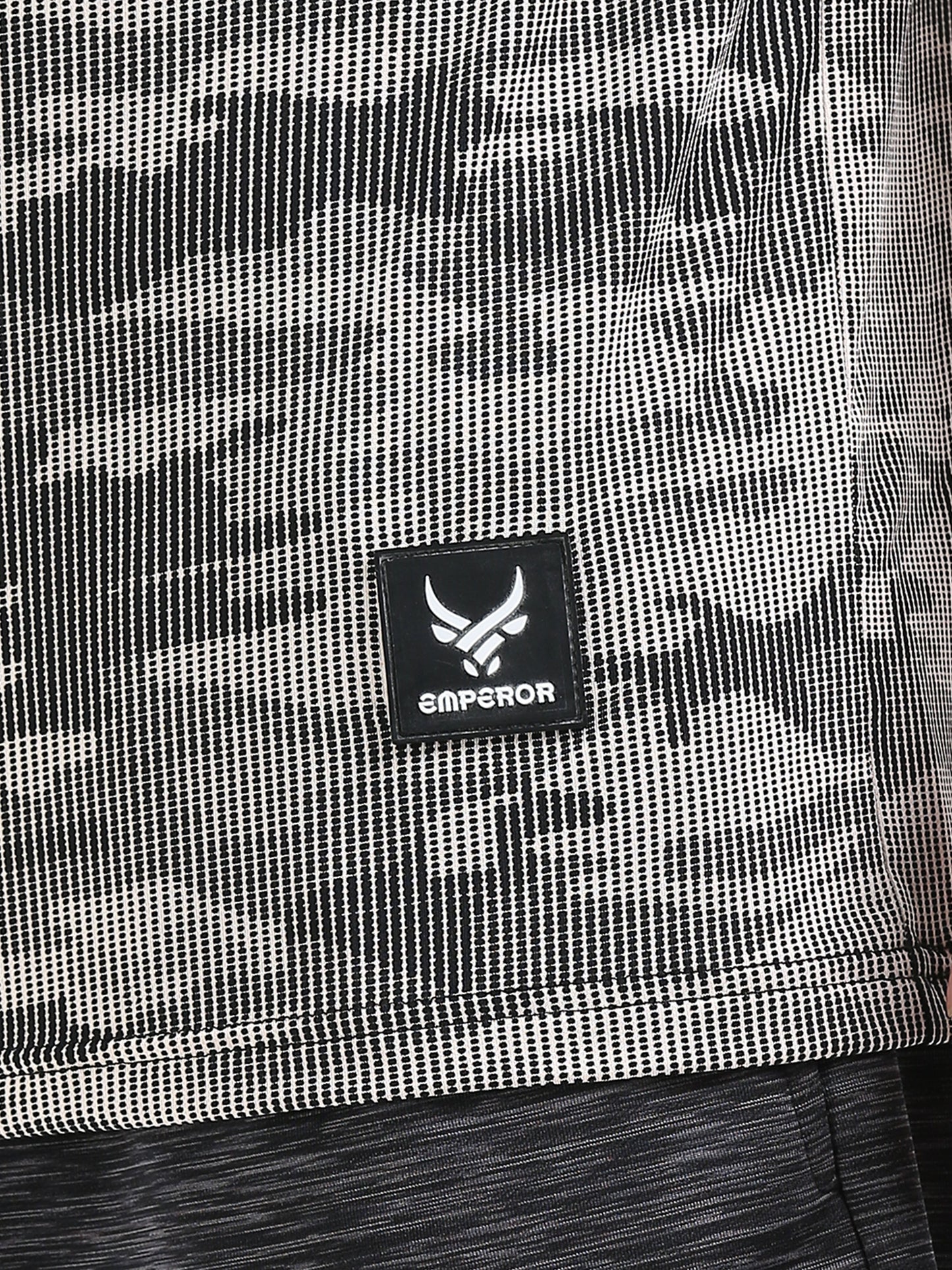 Men’s Beige Training T-Shirt with Contrast Sleeves