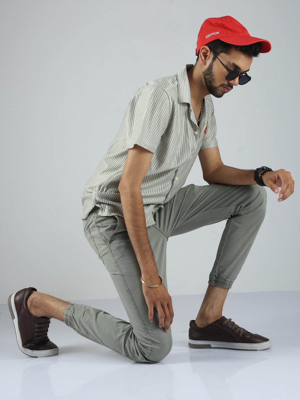 Men Joggers-Fern