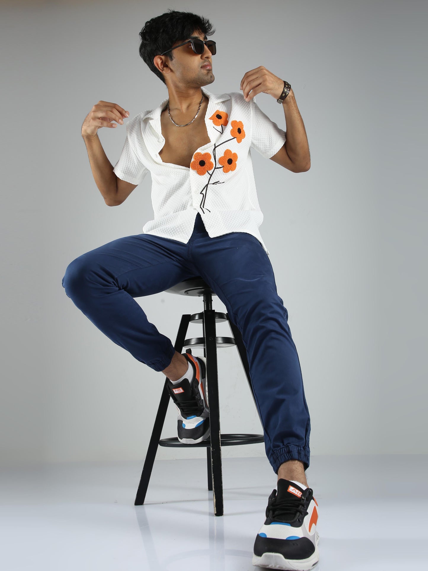 Men Joggers-Royal Blue