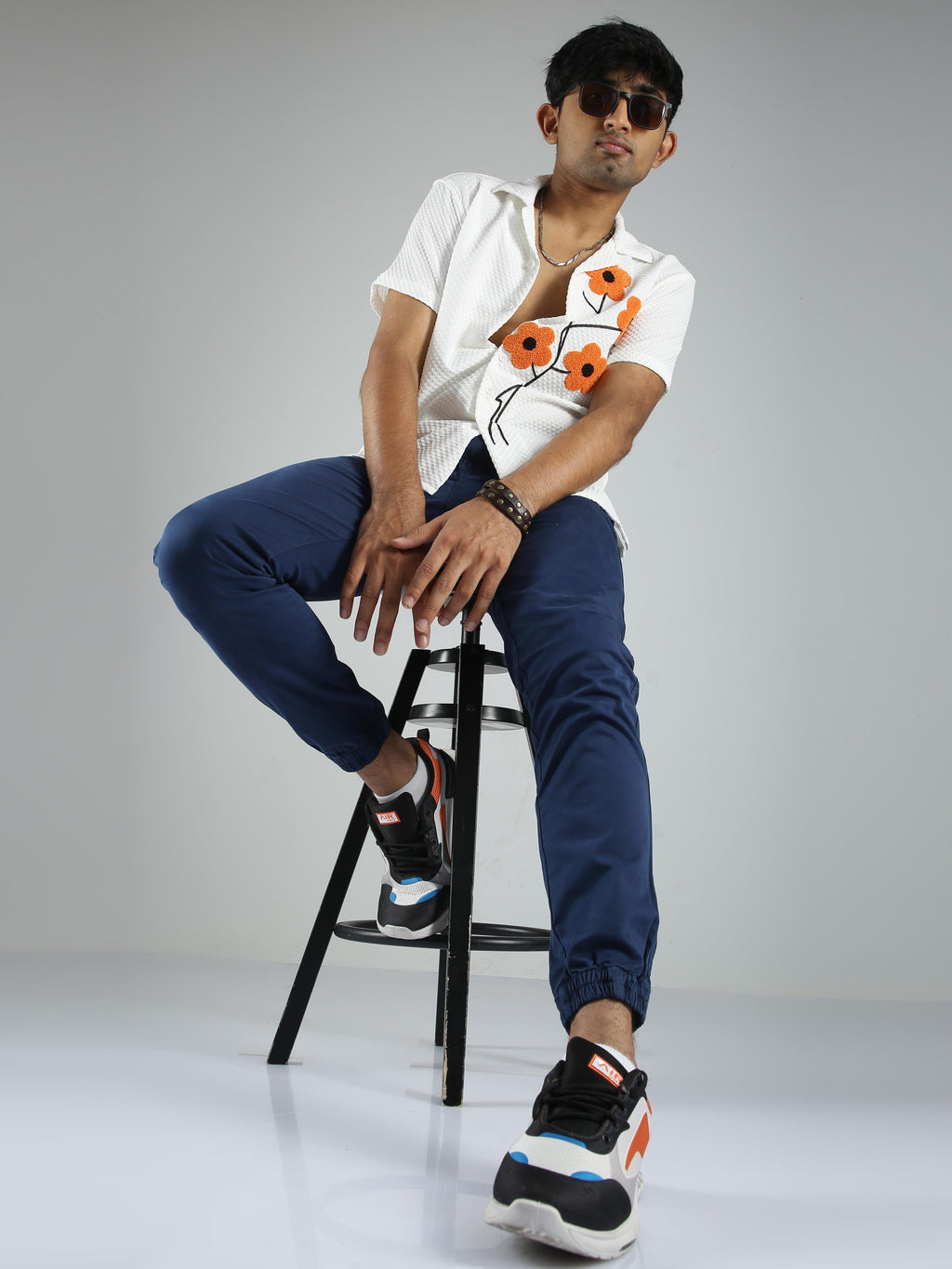 Men Joggers-Royal Blue