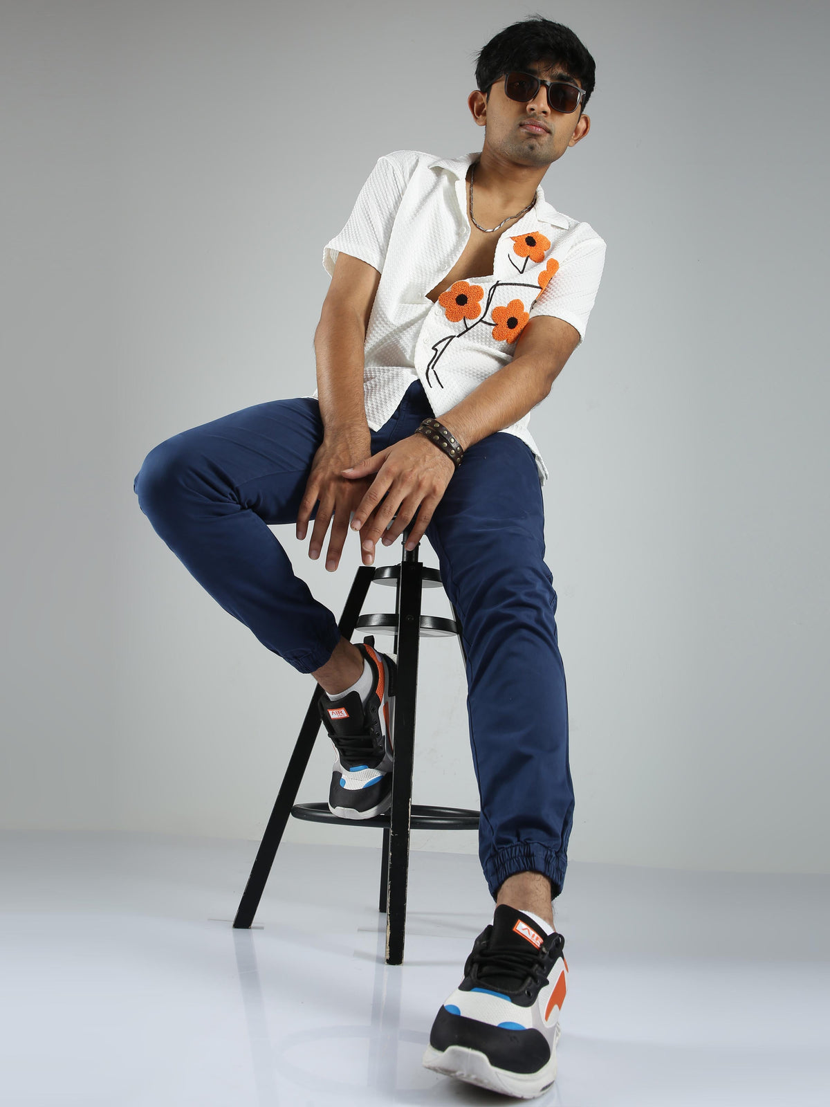 Men Joggers-Royal Blue