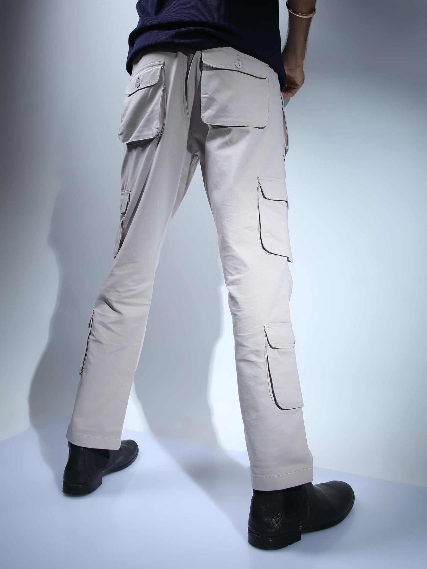 Men Biscuit Hip Hop Baggy Cargo