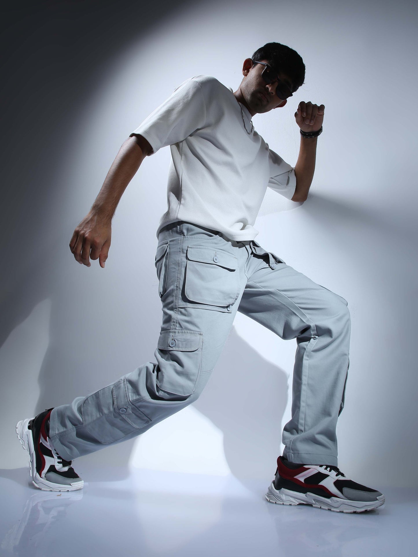 Men Fern Hip Hop Baggy Cargo