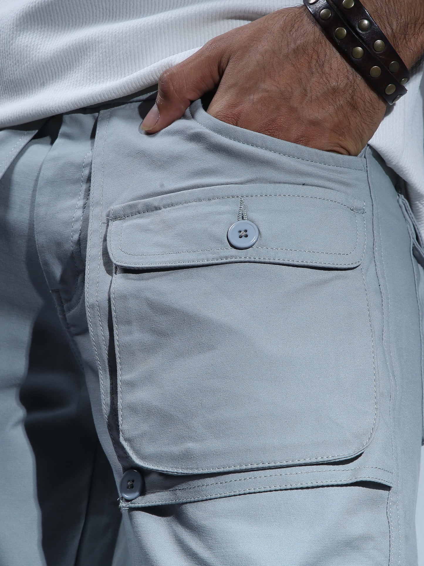 Men Fern Hip Hop Baggy Cargo